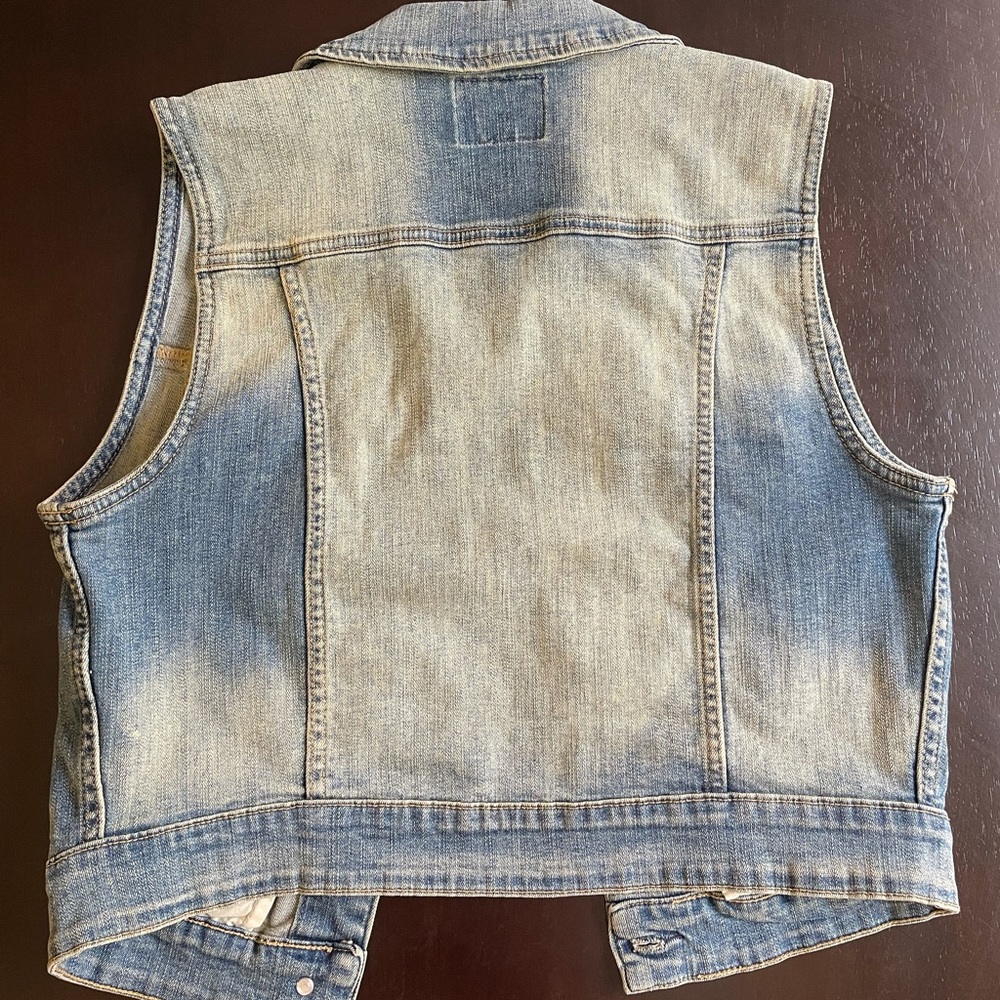 DENIM VEST - Picture 6 of 8